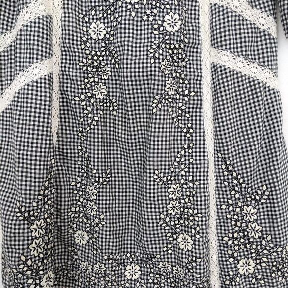 Free People Black & White Sunny Day Shirt Dress - Picture 6 of 11